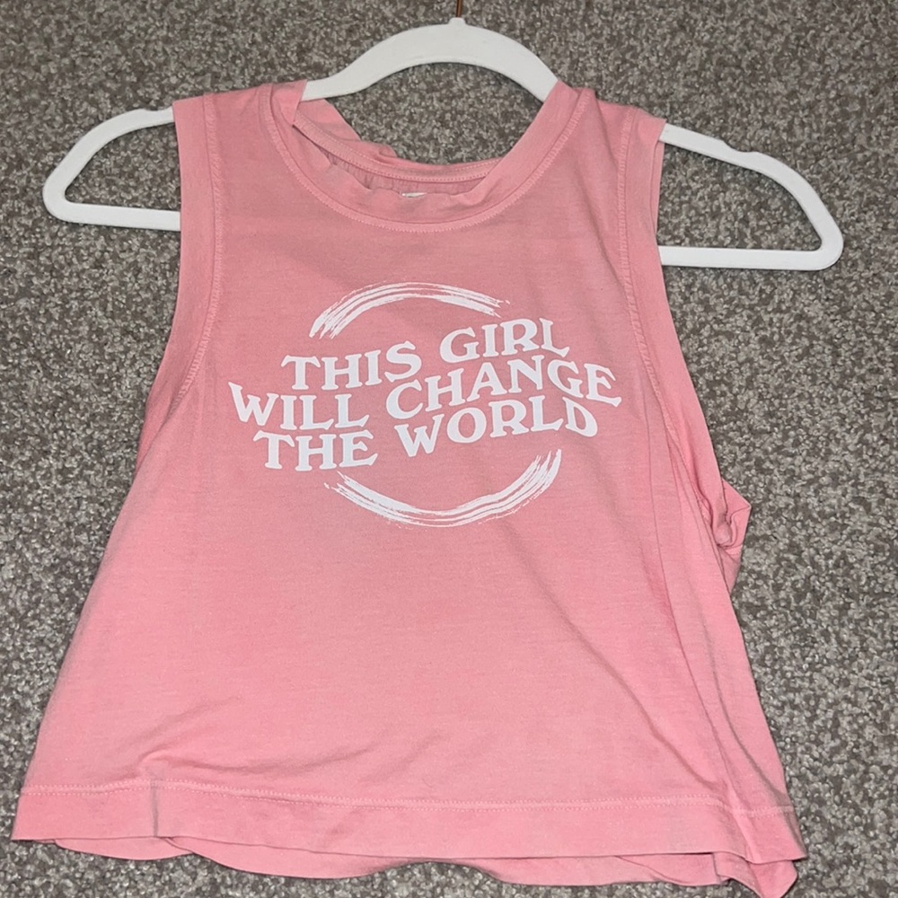 this girl will change the world tank